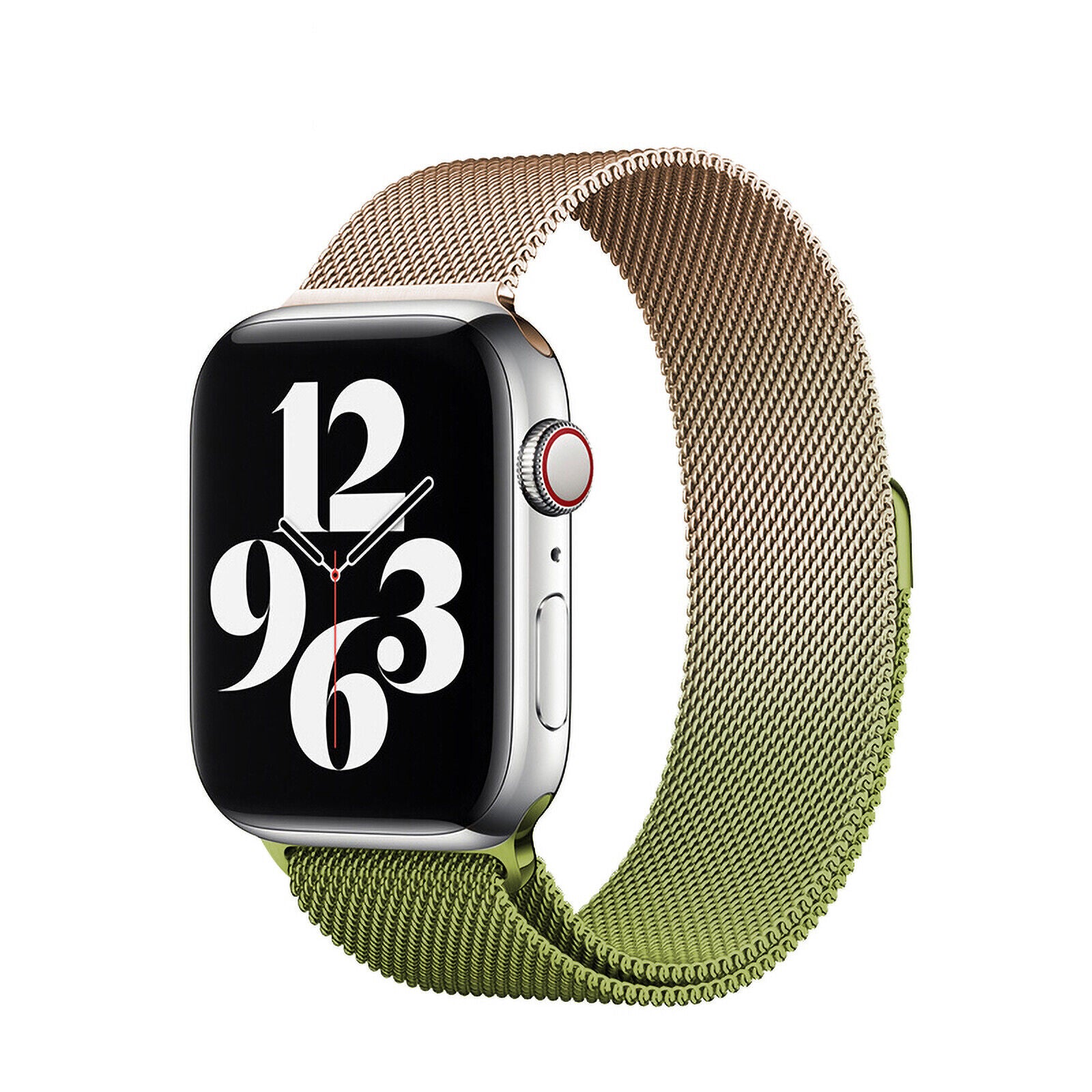 Fancy Bands Gradient Multihue Milanese Loop Band for Apple Watch Multiple Prints Available 42mm Series 1 3 44mm 45mm 46mm 49mm Rainbow Stripes