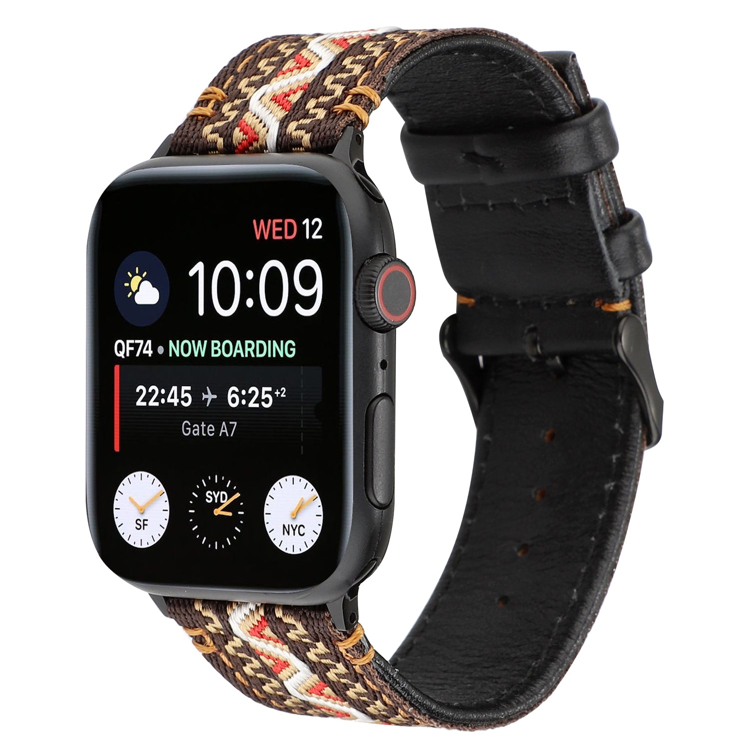 Boho-DreamWeave Leather Band For Apple – Multiple Fancy Available Watch Colors Bands