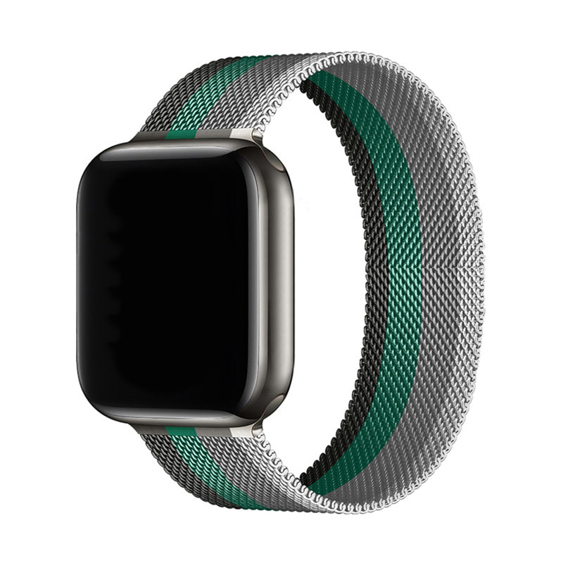 Gradient Multihue Milanese Loop Band For Apple Watch Multiple Prints A Fancy Bands