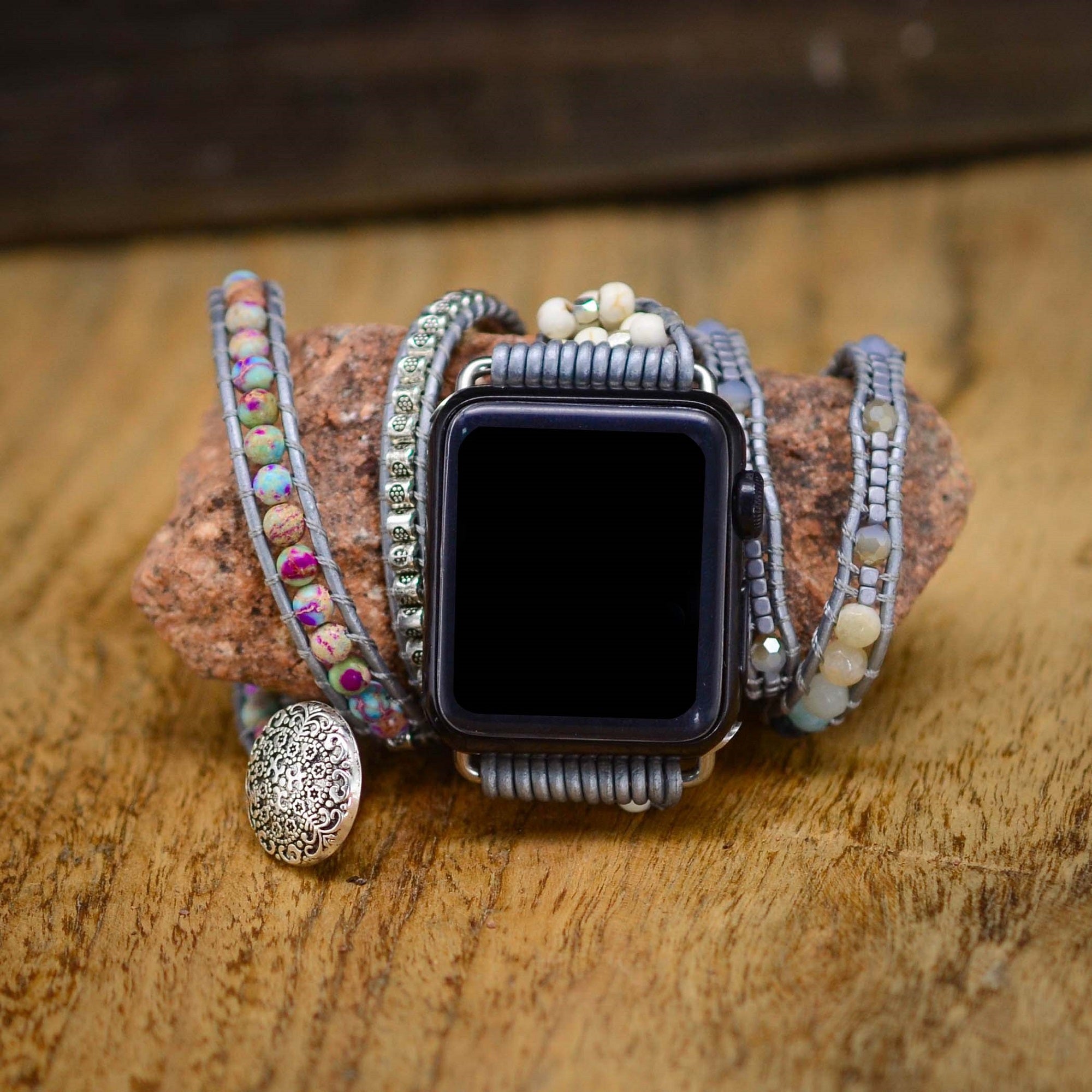 Boho apple watch strap hot sale