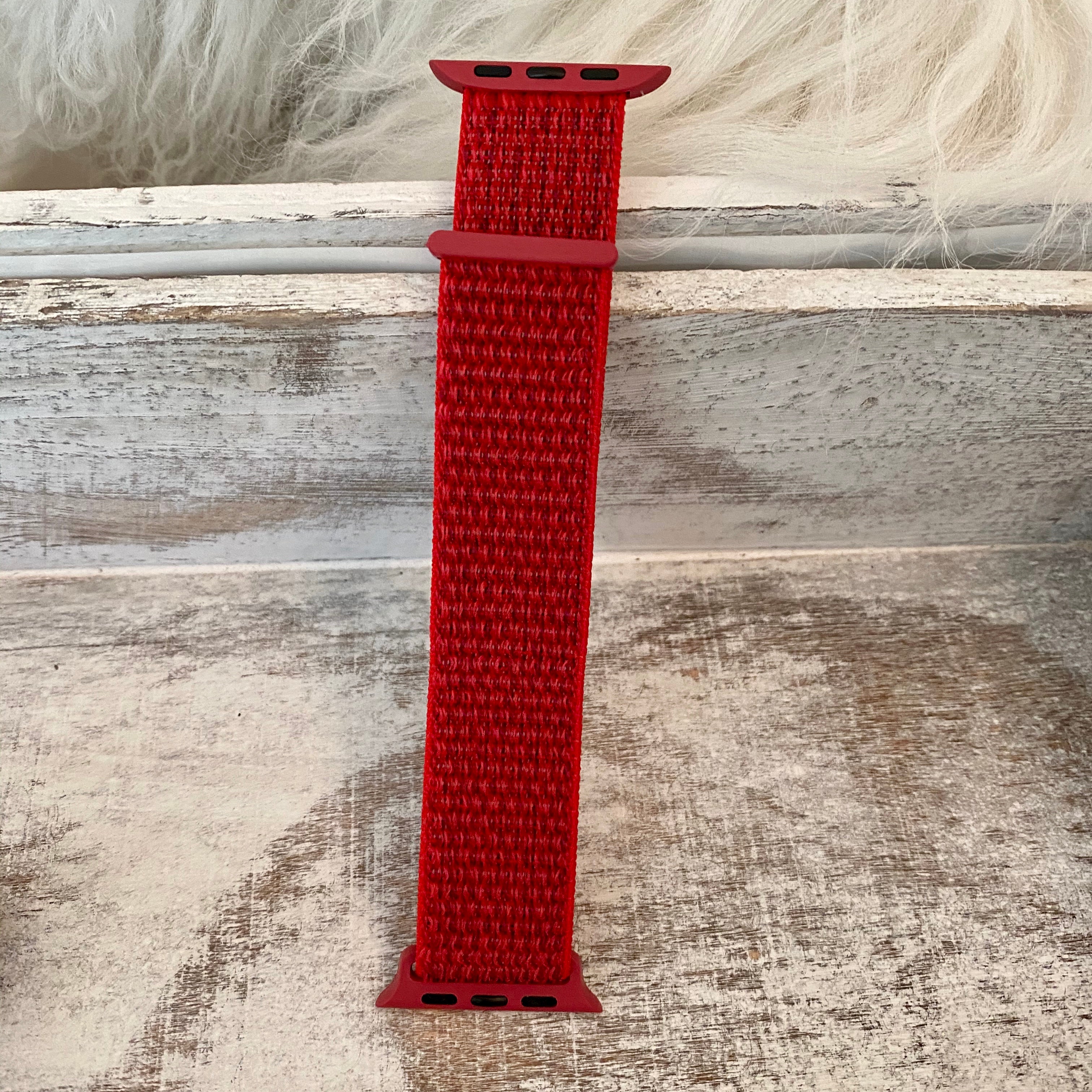 Red sport loop band on sale