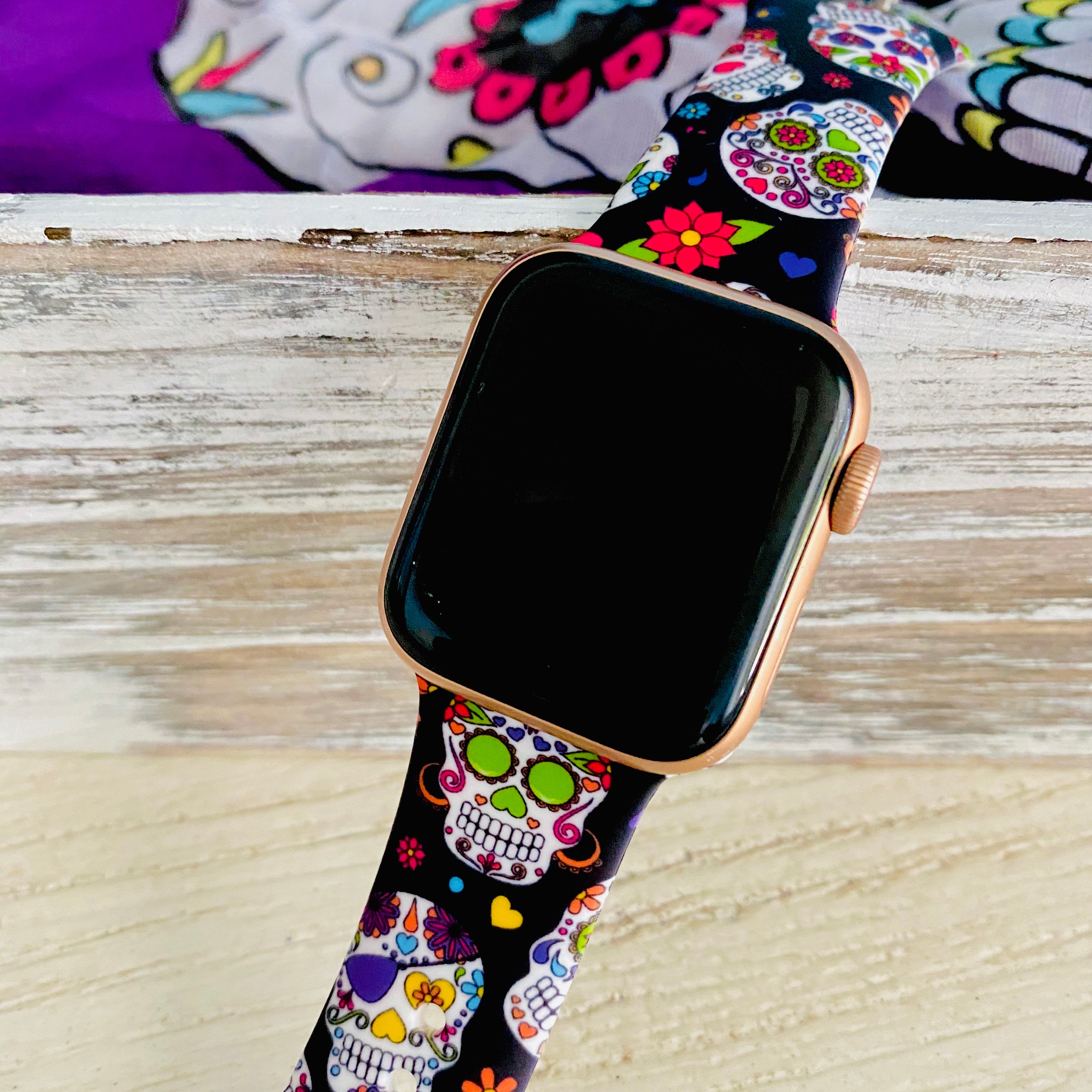 Sugar skull outlet apple watch band