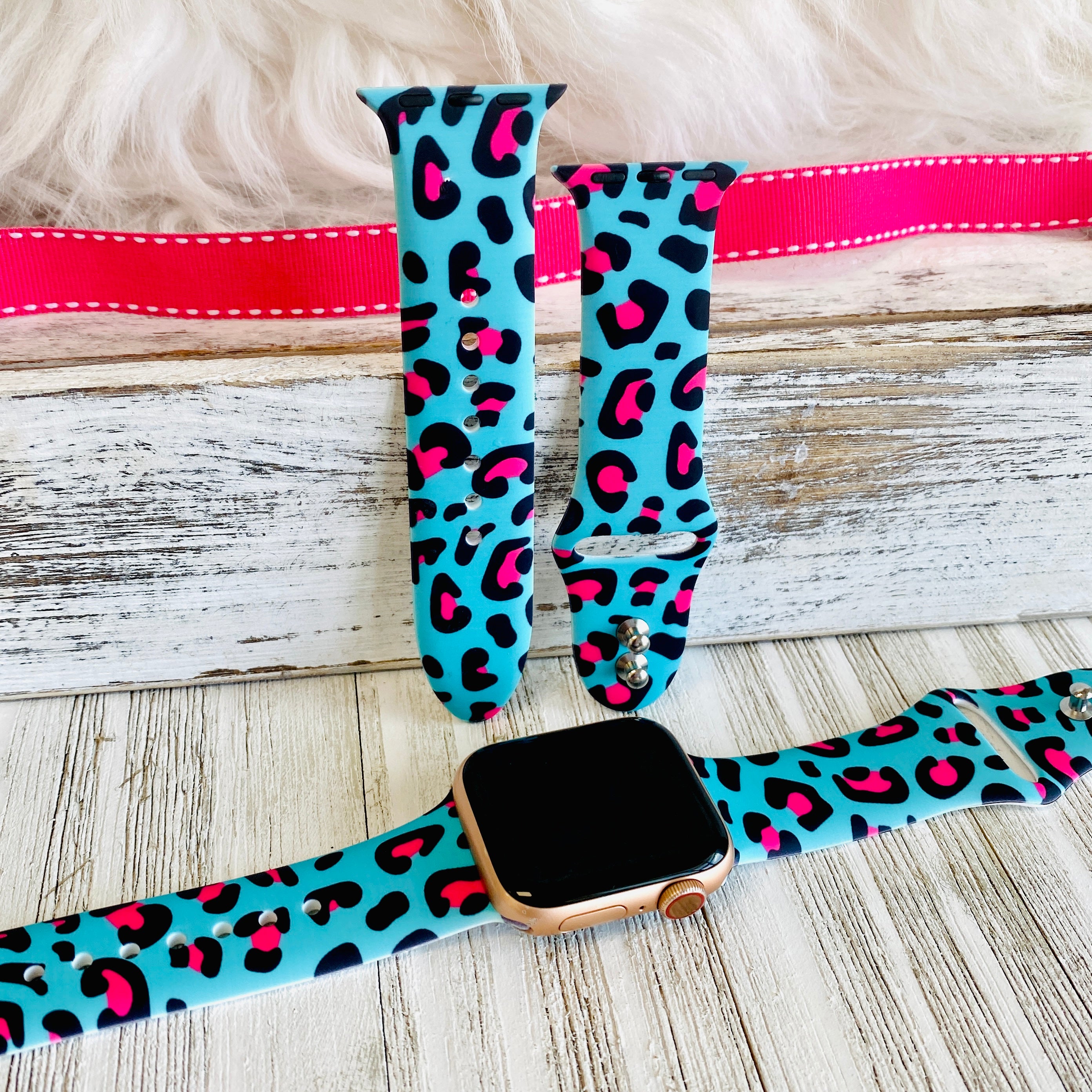 Cheetah print apple online watch