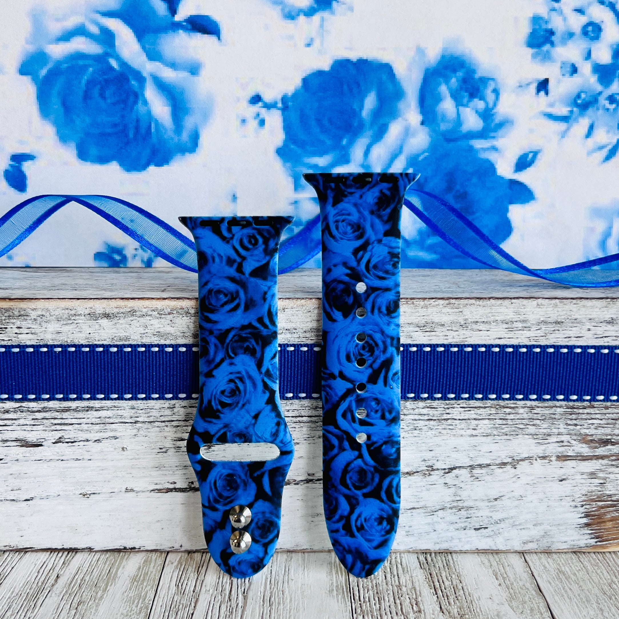 Cobalt blue apple watch band sale