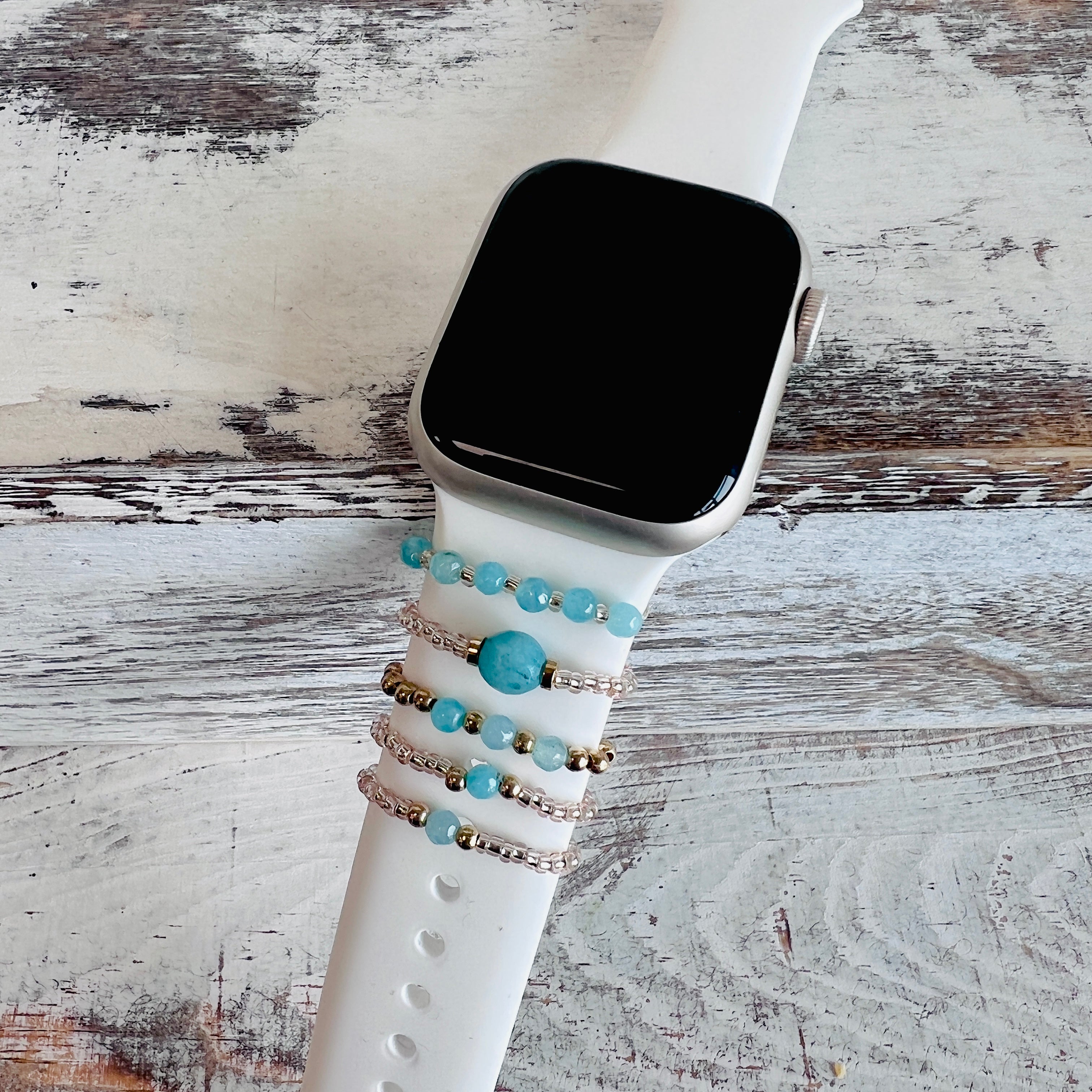 Beaded smartwatch online band